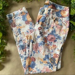 Junior's Copperkey Floral Pink jeans Pants Size 7